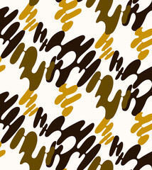 Seamless camouflage pattern, modern camouflage print.