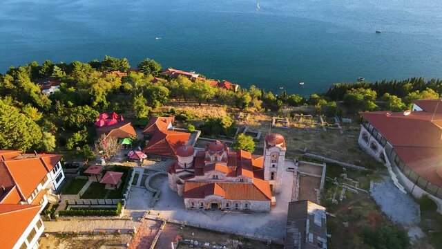 North Macedonia Lake Ohrid Drone Footage 2.mp4