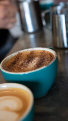 espresso coffee in a cup