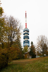 Obraz premium Tv Tower in Hungary, top of the Kekes