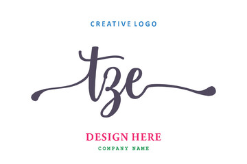 TZE lettering logo is simple, easy to understand and authoritative
