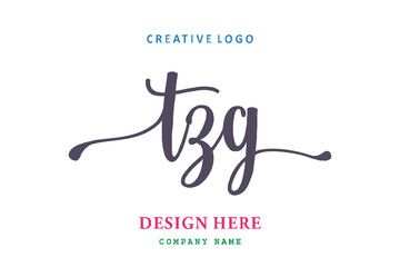 TZG lettering logo is simple, easy to understand and authoritative