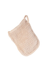 Sponge for Shower Body. Isolated on White Background.