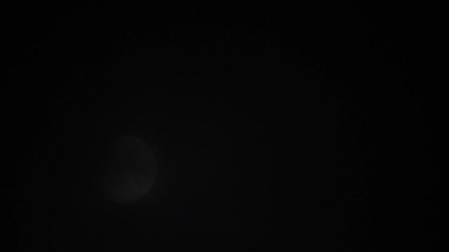 月夜　雲　2021年8月19日