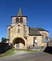 Fototapeta na wymiar LANHAC - Eglise paroissiale
