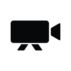 video camera icon design vector