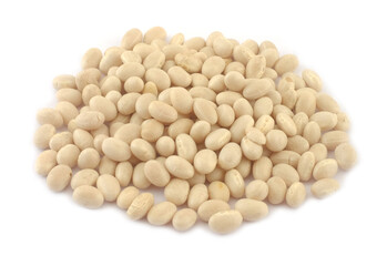 navy beans isolated on white background
