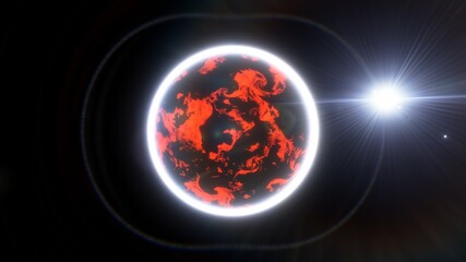 High Resolution 3D Rendering of Solar System Camera