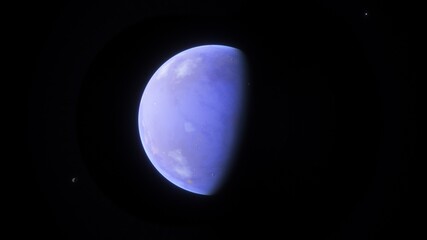 High Resolution 3D Rendering of Solar System Camera