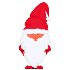 Christmas Gnome. Vector for New Year holidays