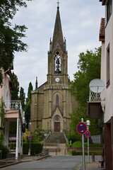 Historische Kirche in der Kurstadt Bad Pyrmont, Niedersachsen