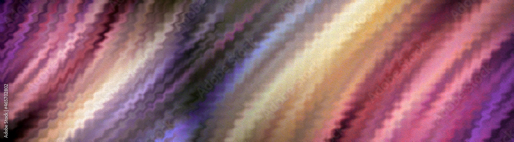 Poster colorful wavy lines are curved and diverge at an angle on a long background. abstract background for