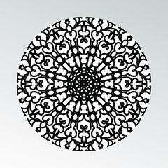decorative concept abstract mandala illustration. EPS 10