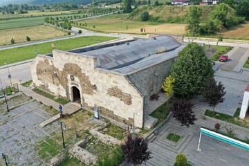 Cakalli Tashan Caravanserai was built in the 13th century during the Anatolian Seljuk period. Caravanserai is located on the Silk Road.