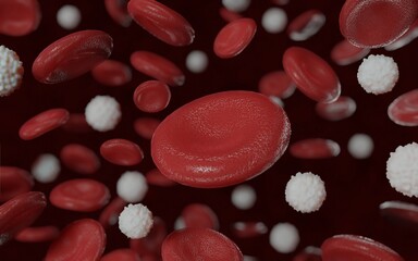 3d rendered medically accurate illustration of 
too many white blood cells due to leukemia
