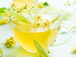 Linden tree basswood honey
