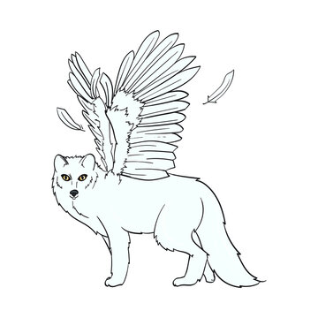 Winged Arctic Fox