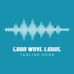 Sound waves vector illustration design template