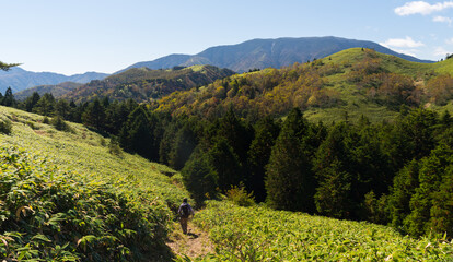 秋の富士見台高原を歩く