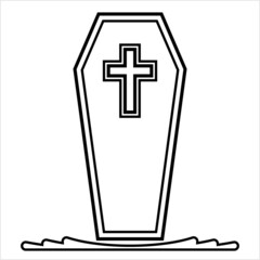 Obraz premium Coffin Icon Y_2110001