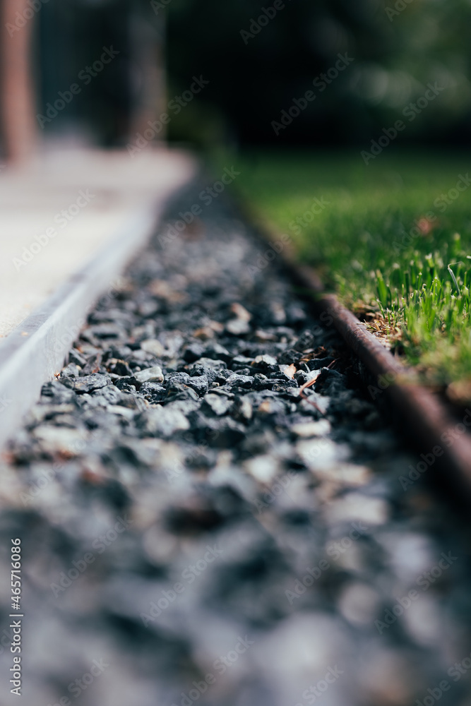 Canvas Prints Vertical shot of small stones