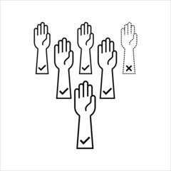 Absent Icon, Absenteeism, Not Present Icon