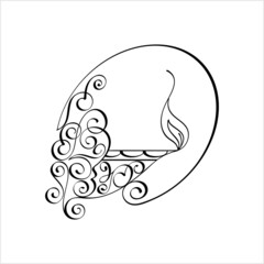 Diwali Diya Pen Ink Style M_2105005