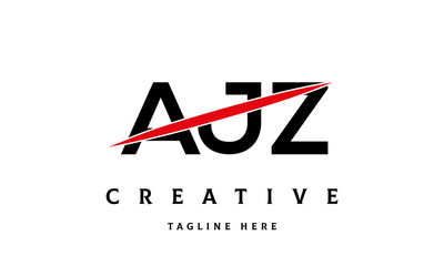 AJZ creative three latter logo vector