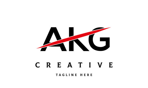 AKG creative three latter logo vector