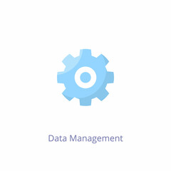 Data Management icon in vector. Logotype