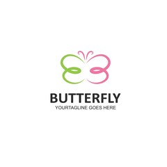 butterfly illustration vector icon  design