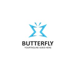 Obraz premium butterfly illustration vector icon design