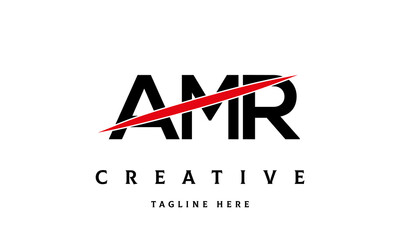 AMR creative three latter logo vector