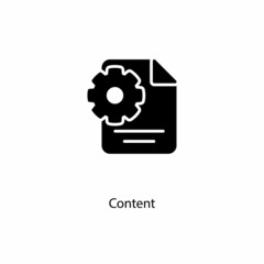 Content icon in vector. Logotype