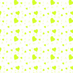 Cute seamless pattern with blue hearts. Babies Fashion. Heart seamless patter wallpaper. Vector illustration,