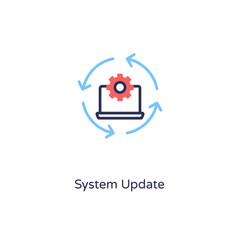 System Update icon in vector. Logotype