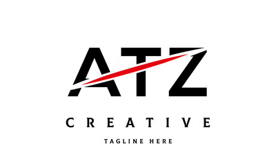 ATZ creative three latter logo vector