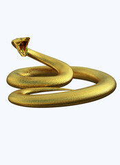 Obraz premium Golden snake