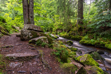 Relaxed hike in the southern Black Forest to the Menzenschwander waterfalls