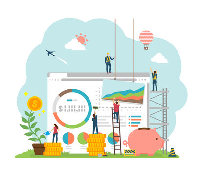 Asset management concept vector  illustration