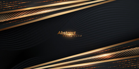 Abstract 3d luxury black background.