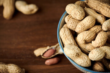closeup bowl of nuts