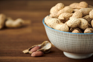 closeup bowl of nuts