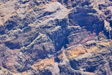 Dry Lava Basaltic Rock