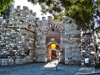 Historical Gate of Ottoman in Bursa - obrazy, fototapety, plakaty