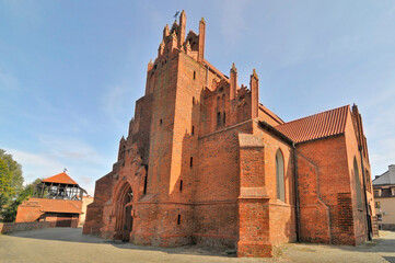 Gotycki kościół św. Mateusza, w Starogardzie Gdańskim