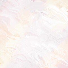 油絵抽象背景）パレットナイフペインティング・白っぽいピンクの正方形バナー　春　アート　絵の具