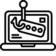 phishing line icon