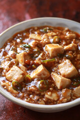 麻婆豆腐　