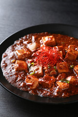 麻婆豆腐　